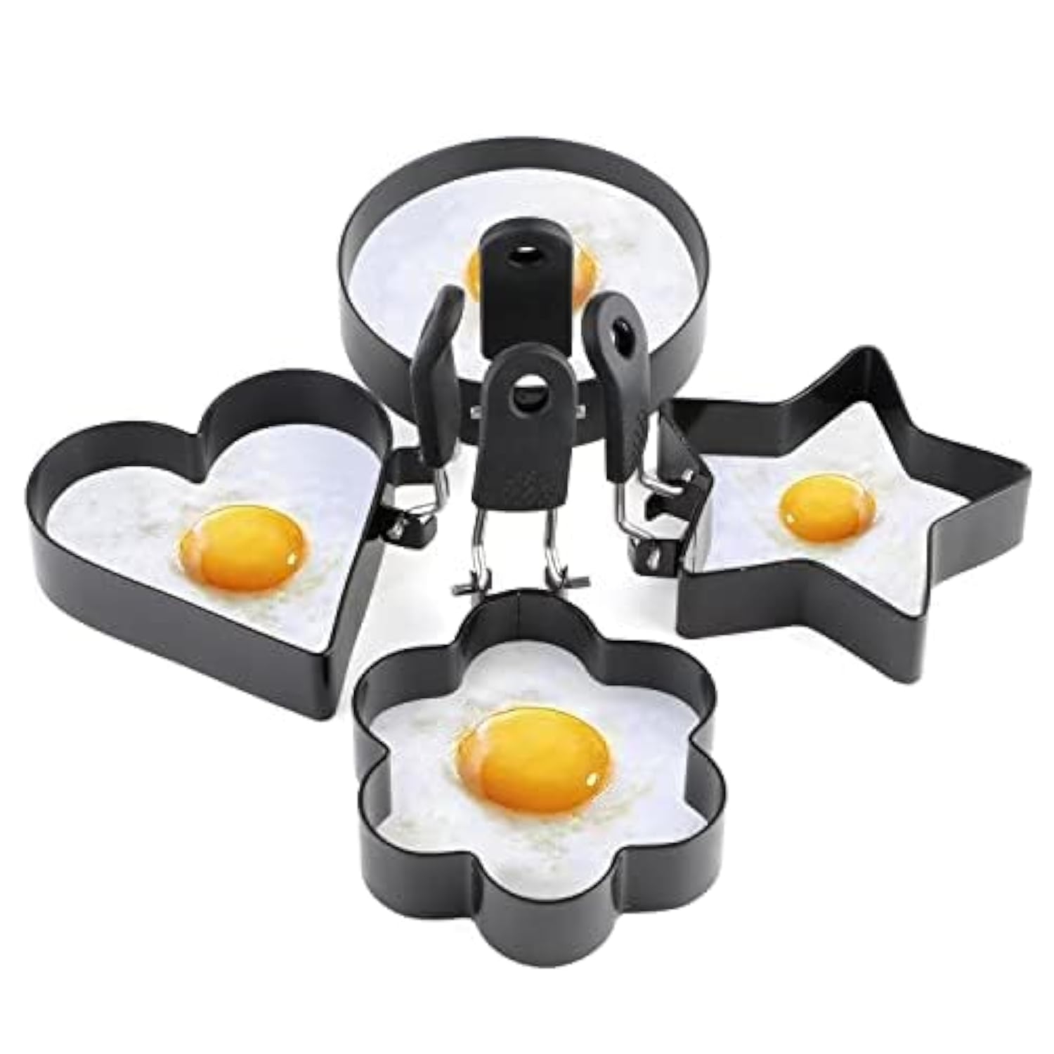Blackstone Griddle Egg Rings Non-Stick Egg Ring Set (8