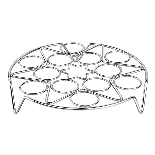 Sunicon Egg Steamer Rack, 304 Stainless Steel 13 Holes Egg
