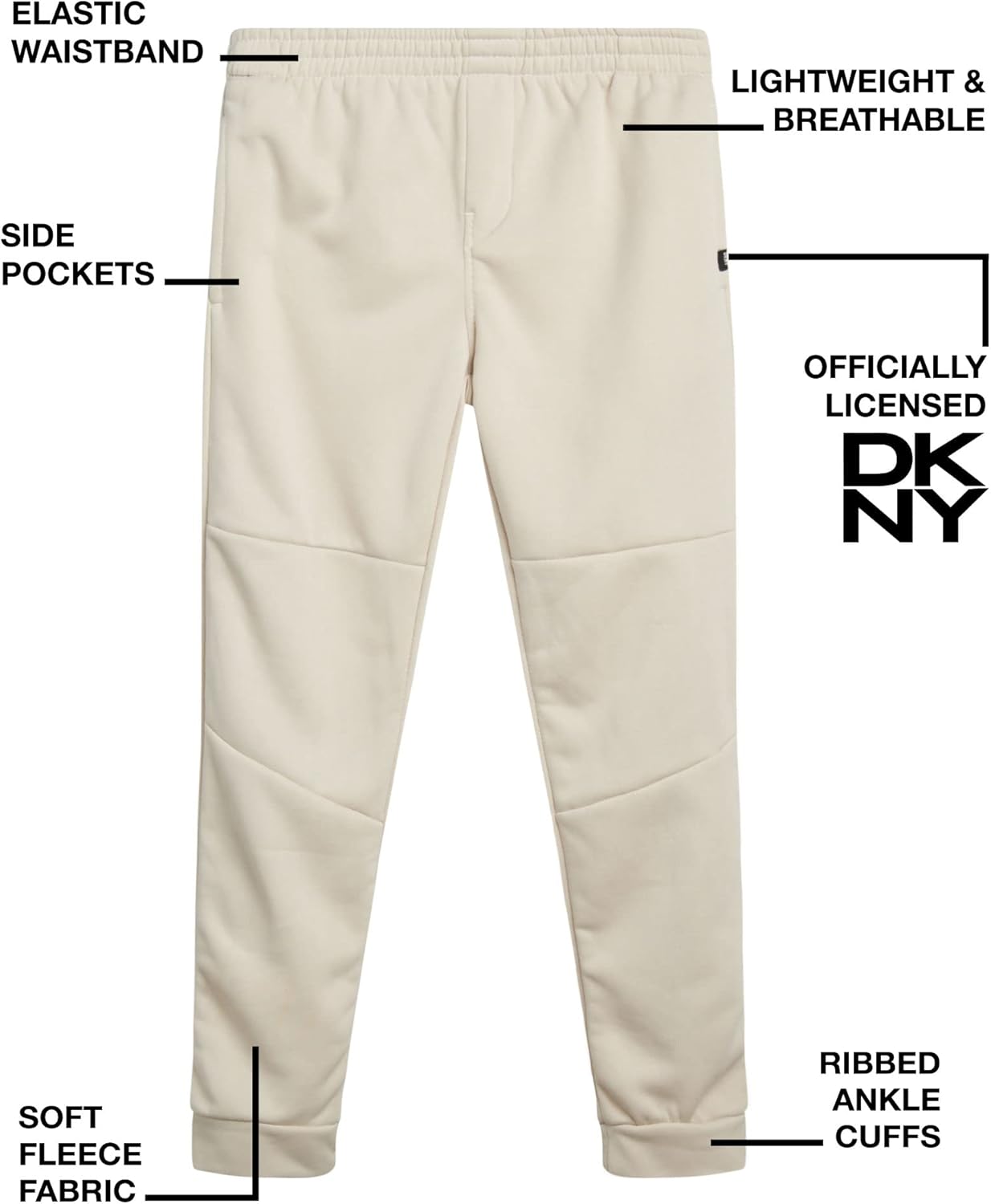 DKNY Boys’ Sweatpants – 2 Pack Basic Active Fleece Jogger Pants (Size: 8-16) : Clothing, Shoes & Jewelry