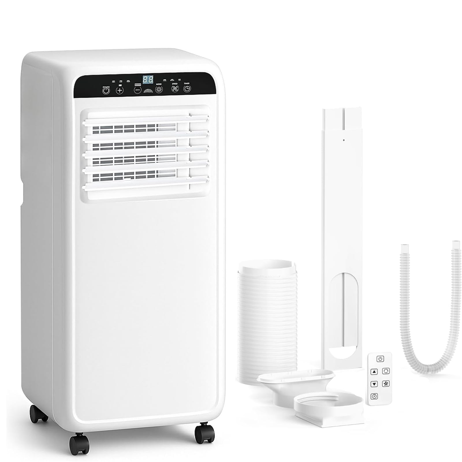 8000BTU Portable Air Conditioners With Fan Dehumidifier DollarDash 3-IN-1 Quiet Free Stand Portable AC Unit Cools Up to