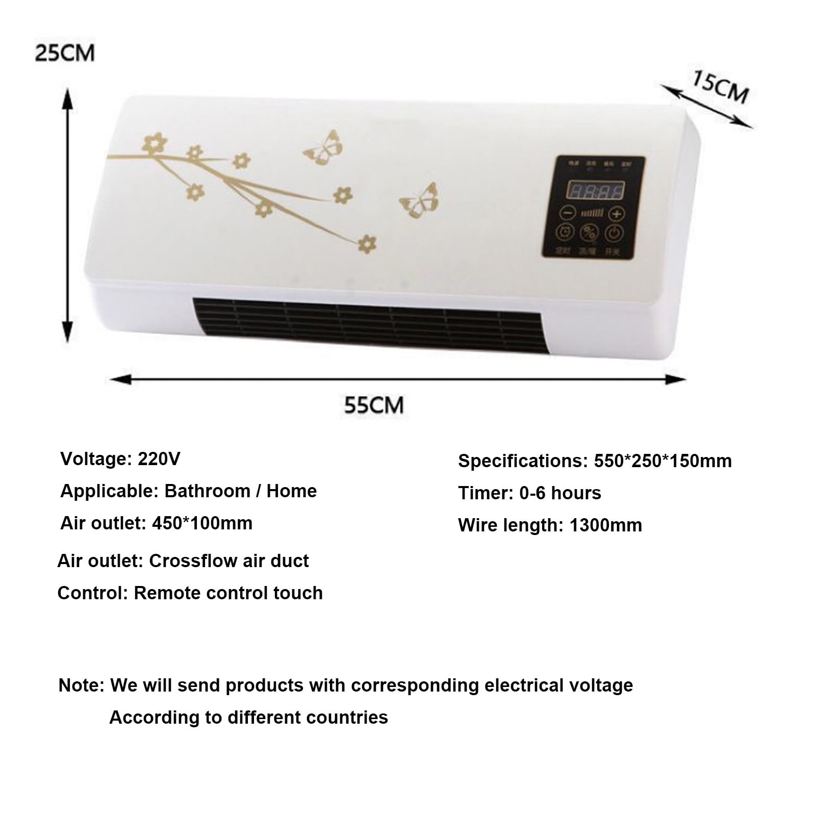 Tragbare Klimaanlage Split Max 2-in-1, leise, Heizung, kanallose Wandmontage für Schlafzimmer