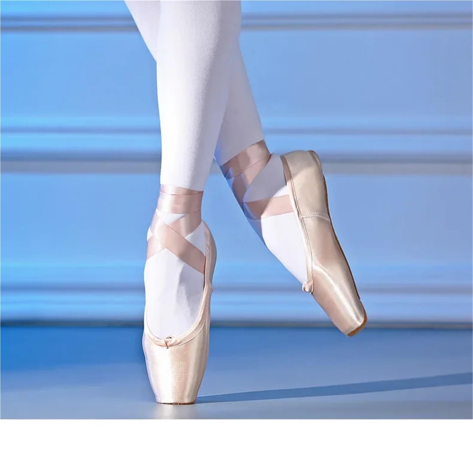 Zapatillas Ballet Niña Ballet Shoes, Children's and Adult Pointed, Professional Ribbon, Women's Unprinted Sports