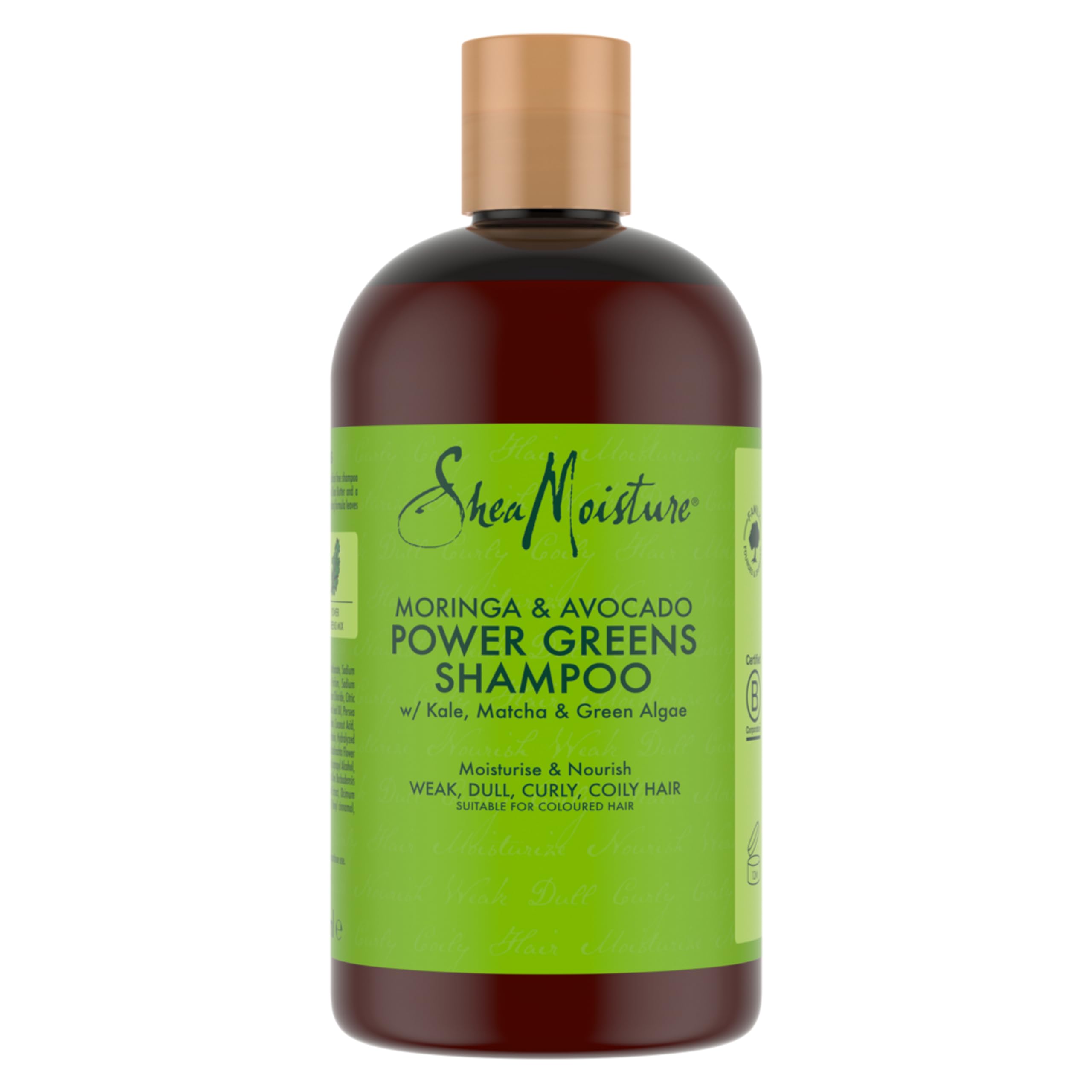 SheaMoisture Moringa & Avocado Power Greens - sulfatfreies Shampoo, Conditioner & Haarmaske, 3-teiliges Set