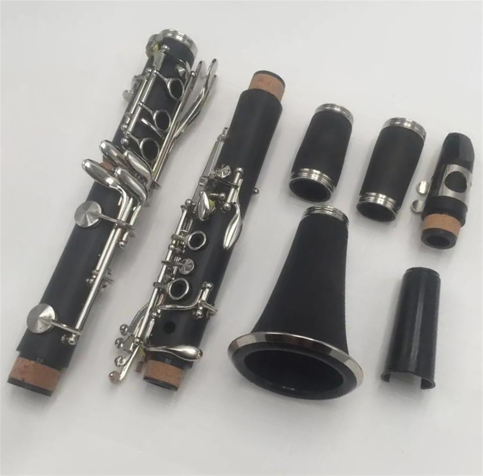 17 Tasten B-Stimmung B-Klarinette, Vernickelte Tasten, Bakelit-Klarinetteninstrument Für Schüler Klarinette für Anfänger
