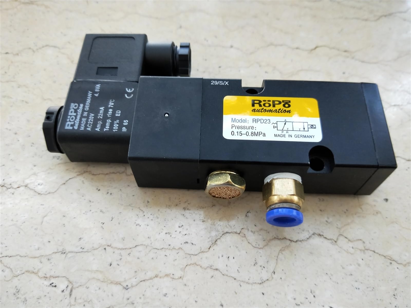 PXQCHAVLN Solenoid Valve Pneumatic Valve Automatian Model:RPD23