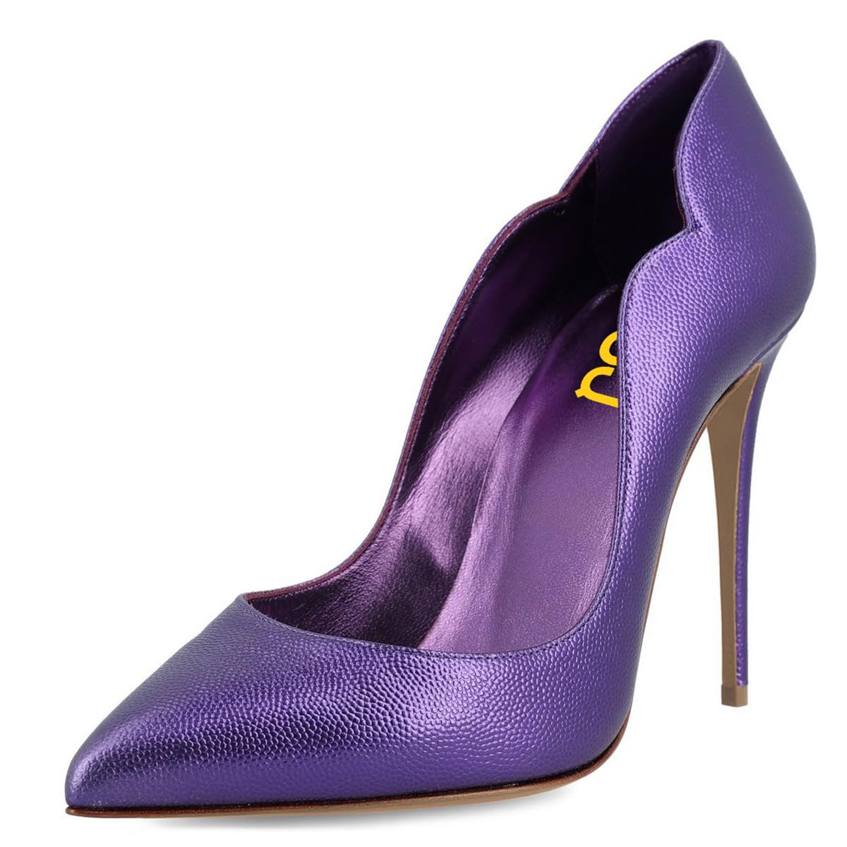 FSJ Women Classic Pointed Toe High Heels Sexy Stiletto Pumps Office Lady Casual Dress Party Prom Shoes Size 4-15 US