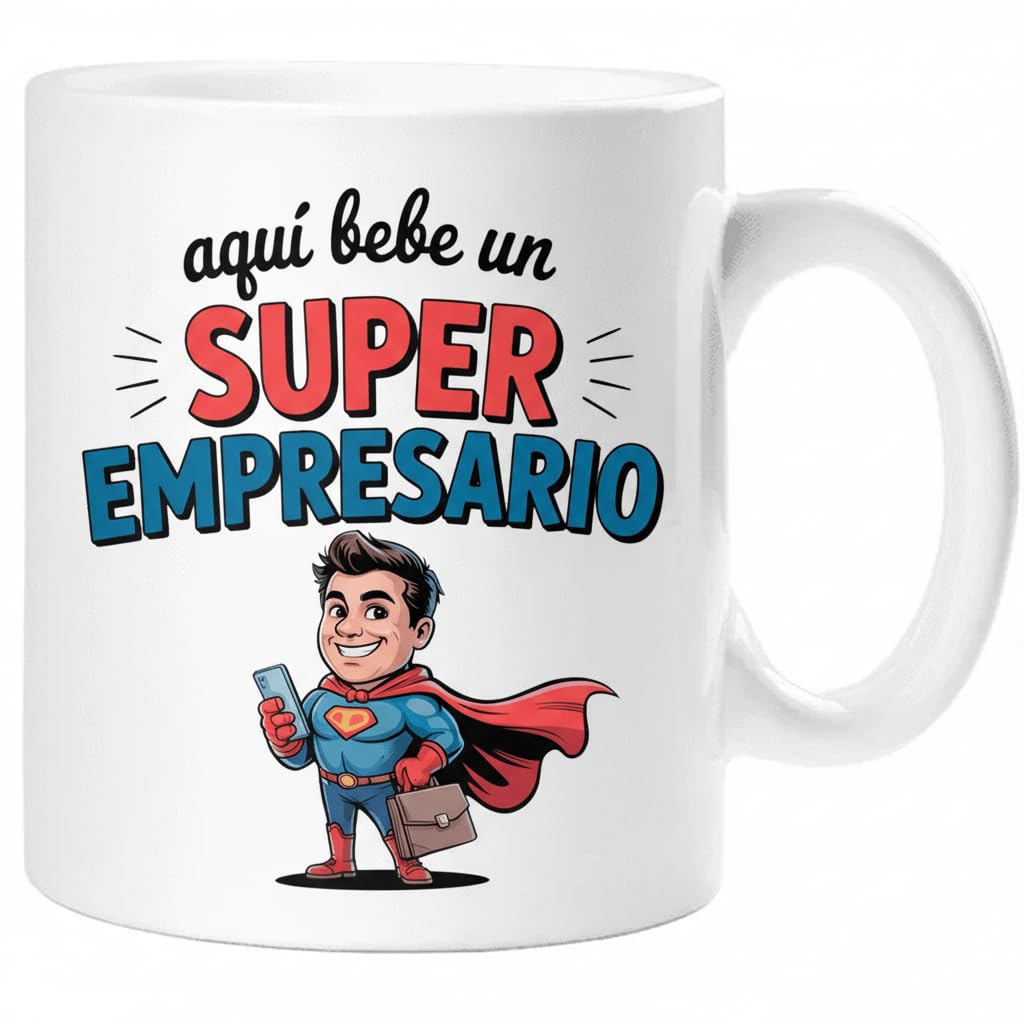Taza SUPER POLICÍA – Regalo Original para POLICÍA | Taza de Cerámica 325ml con Diseño Superhéroe | Apta Microondas y Lavavajillas — view 61