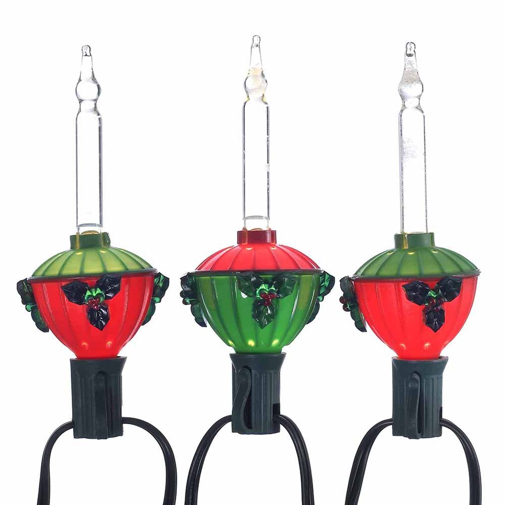 Kurt Adler UL 7 C7 New Bubble Light Set, red/Green