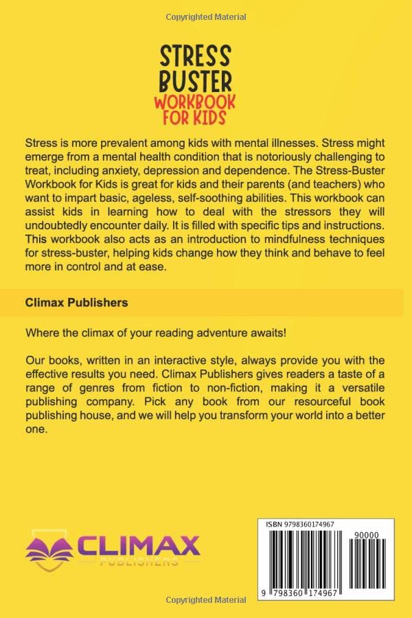 Miniatura 2 de STRESS-BUSTER WORKBOOK FOR KIDS 40+ Fun Activities and Exercises to Manage Emotions, Building Self-Regulation Skills, and Develop Positive Thinking