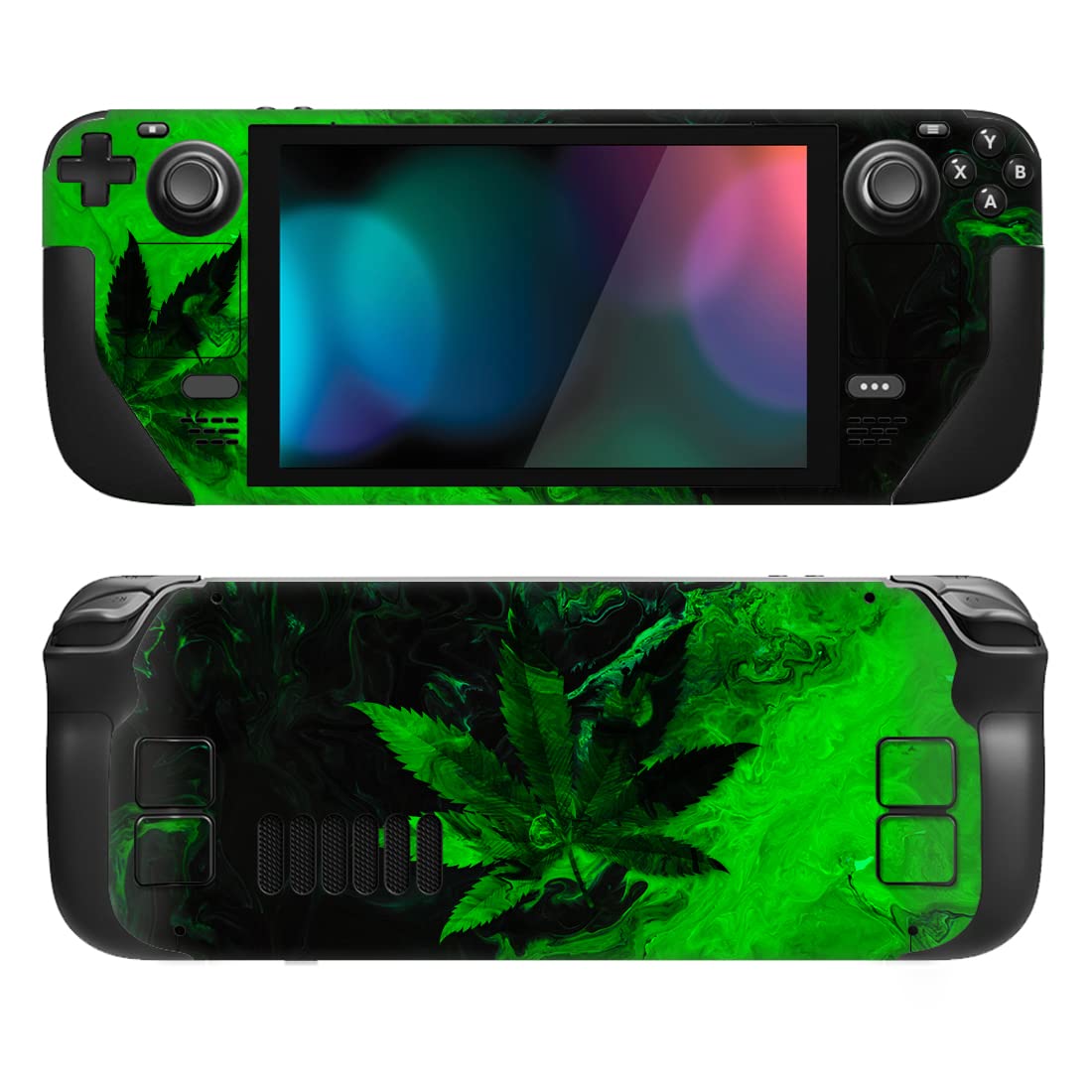 playvital Full Set Protective Skin Decal for Steam Deck LCD, Custom Stickers Vinyl Cover for Steam Deck OLED - Messy Code — view 12