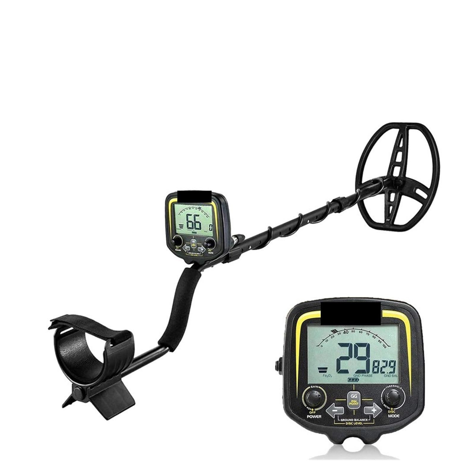 Mthckxjbsuz One Color Metal Detector, Underground Metal Detector Tx 850 Powerful Gold Detectors Treasure Hunter Seeker Pointer Detector