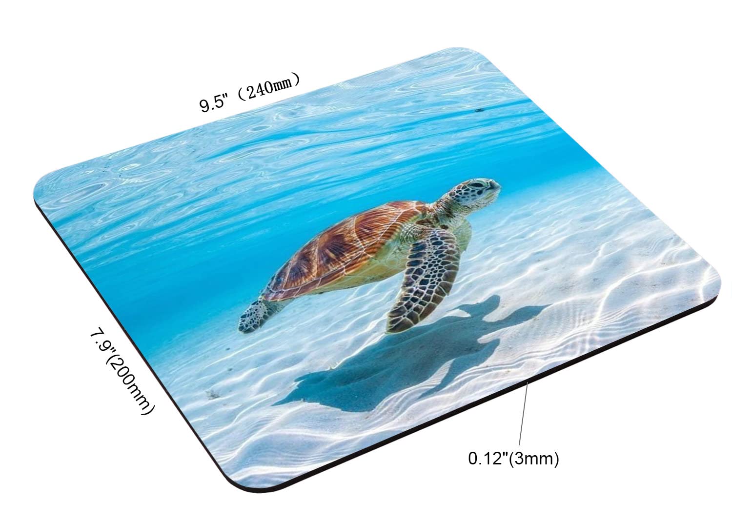 Tappetino Per Mouse Simpatico E Antiscivolo 24x20 Cm – Base In Gomma Naturale Per Laptop E Ufficio - 3