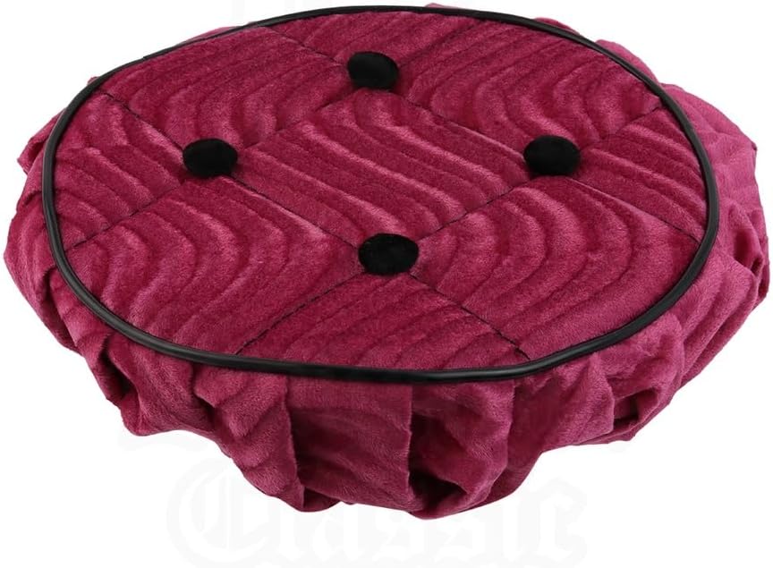 OG Lowrider Classic Bike Cruiser Bicycle Steering Wheel Cover Velour Swirl | Fits 8” Steering Wheels | Multiple Color Options | Lowrider Accessory (Light Pink)