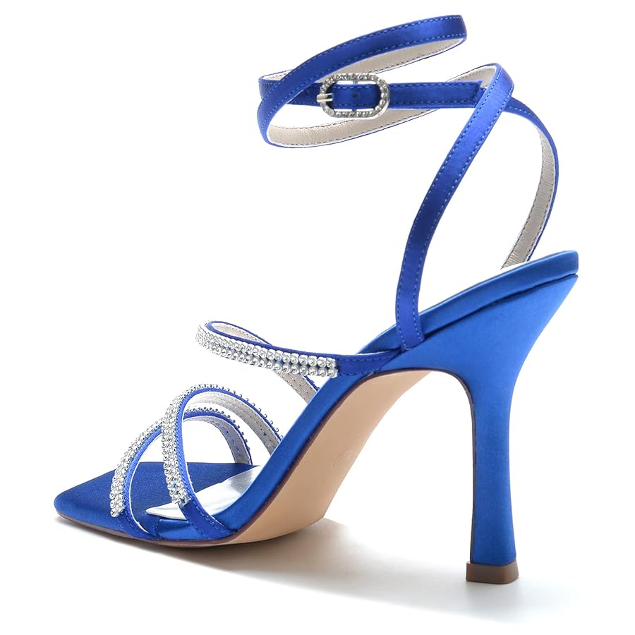 Amazon.com | ADMLZQQ Women's Lace Up Heels Sandals Square