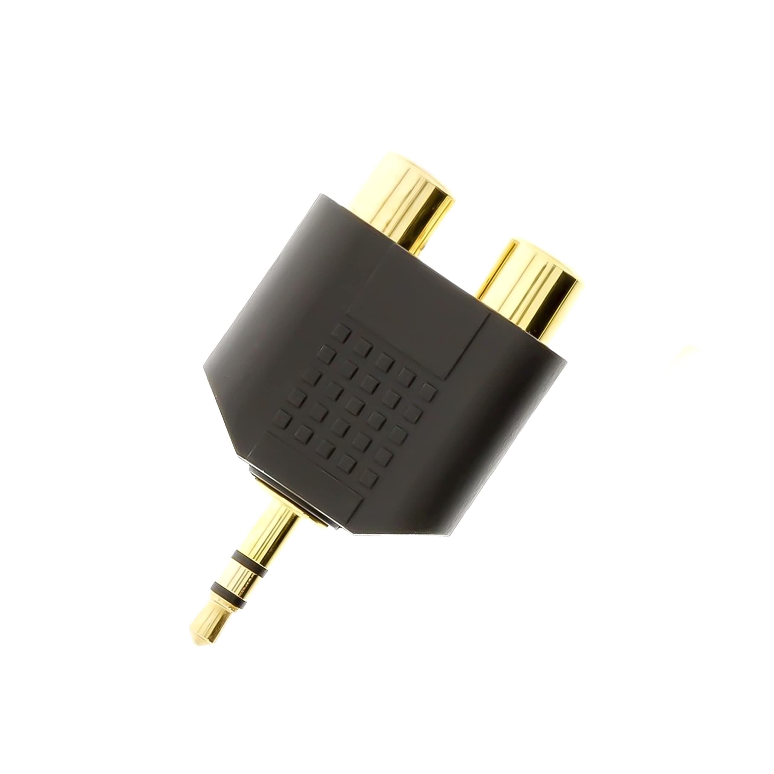 Adaptout 3x Sdoppiatori Jack 6,35mm Stereo A 2 RCA Mono: Connettori Audio In ABS