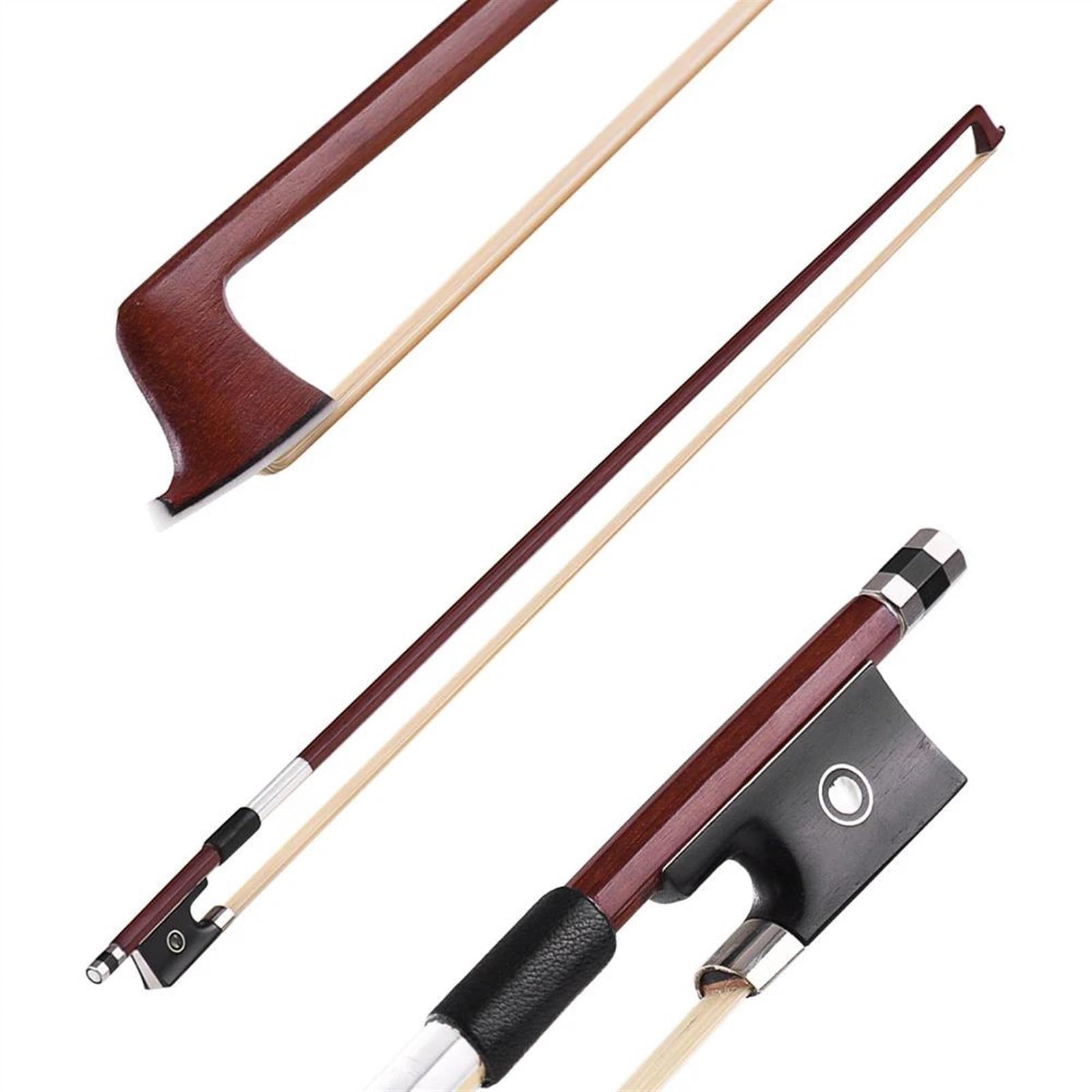 Accessorio Per Violini Violino Di Livello Concerto 4/4 Archetto Per Violino Bacchetta In Legno IPE Ben Bilanciata Crine Di Cavallo In Ebano