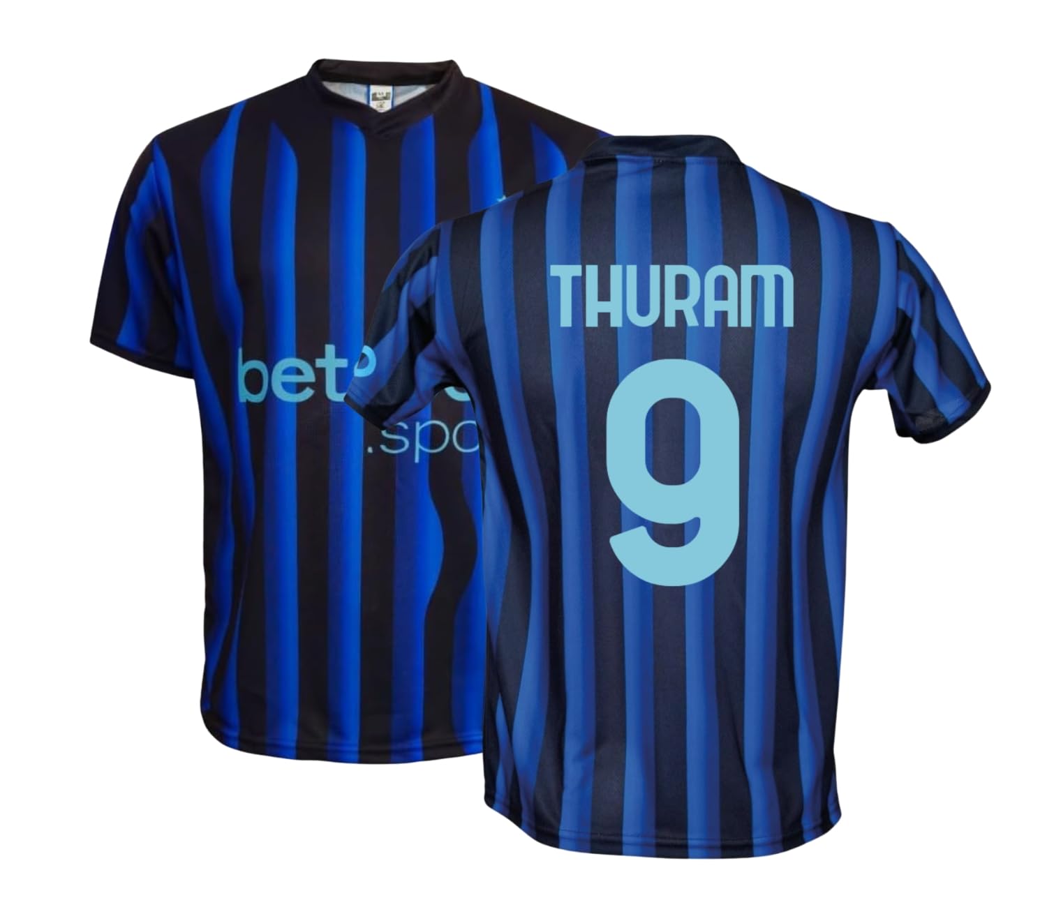 Completo Inter Marcus Thuram 9 Replica Ufficiale Autorizzata 2025-2026 Bambino (Taglie-Anni 2 4 6 8 10 12) Adulto (S M L XL)
