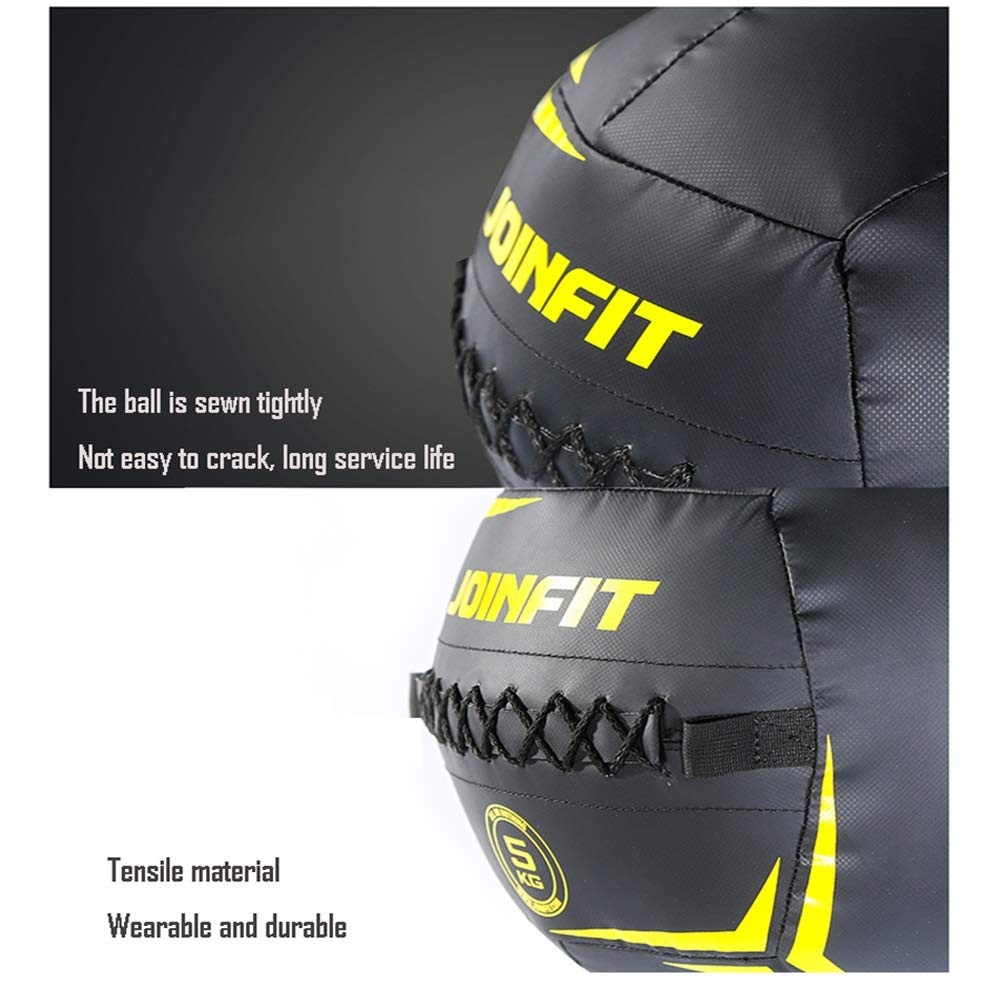 Palle AGYH mediche Morbido Medicine Ball, Multi-Funzione Fitness Bali Squash, Utilizzato for Front Side Girevole Squat Push-up, 7 Tipi di Peso 2-10kg (Size : 4KG)