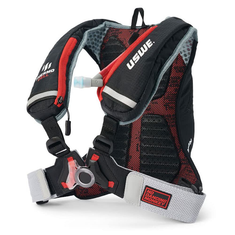 USWE Nordic, Ski Backpack, Winter Snow Hydration Pack with 2.0L/ 70 oz Hydration Bladder, for Men and Women. Insulated with Thermo Cell Freeze Protection. Bounce Free.