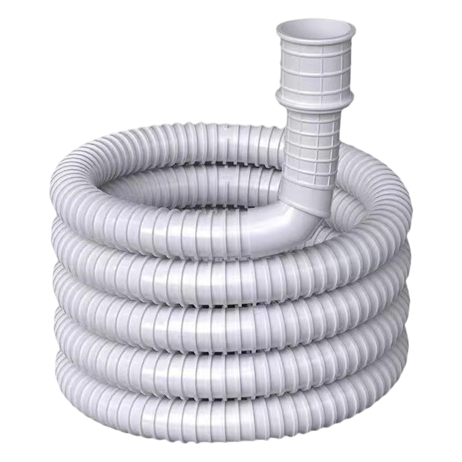 Hbbgdiy 6.5ft Cuttable Leakproof Dehumidifier Drain Hose, Flexible PVC Air Conditioner & Dehumidifier Condensate Drain Pipe Replacement Tubing for HVAC Systems