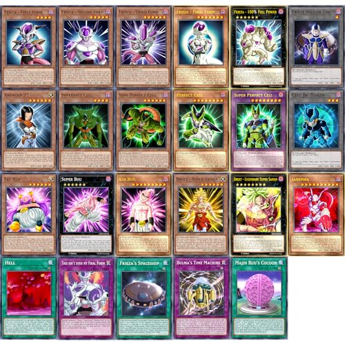 WAIFUWORLD SHOP YGO x DBZ 2-Player Playset | Z-Villain Deck | Yu-Gi-Oh! Deck im Theme Dragonball Z | Trading Card Game | Dragonball Karten | 1 x 1 Deck – Bild 3