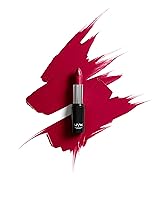 Vista 3 de NYX PROFESSIONAL MAKEUP Lápiz labial satinado Shout Loud, infundido con manteca de karité - Objetivos de esposa (Azul Rojo)