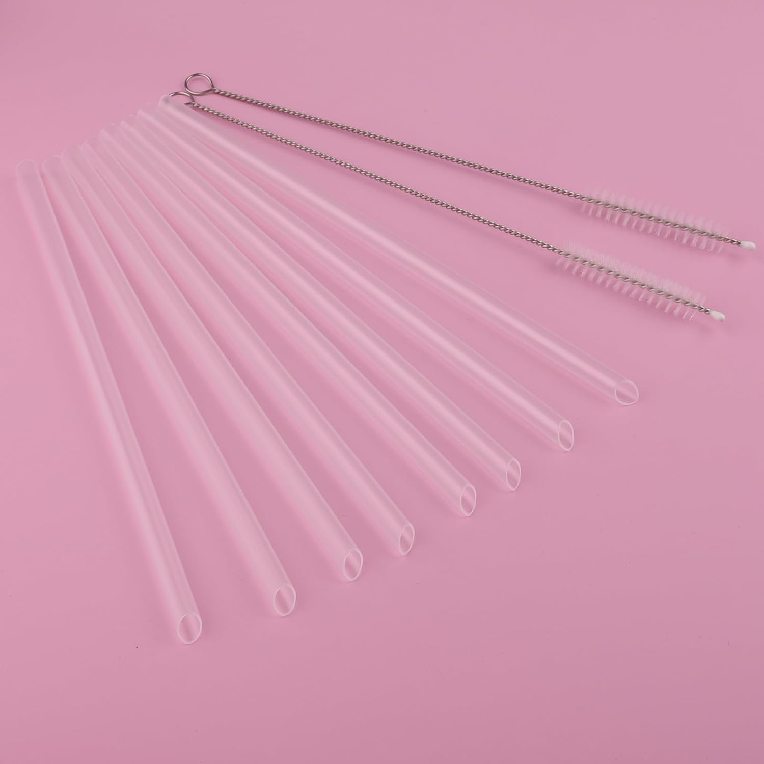 Joshey Replacement Straws for Stanley IceFlow 2.0 Flip Tumbler 24 oz (Only), 8 Pack BPA-Free Straws with 2 Cleaning Brushes, IceFlow 2.0 Accessories Parts - Image 5