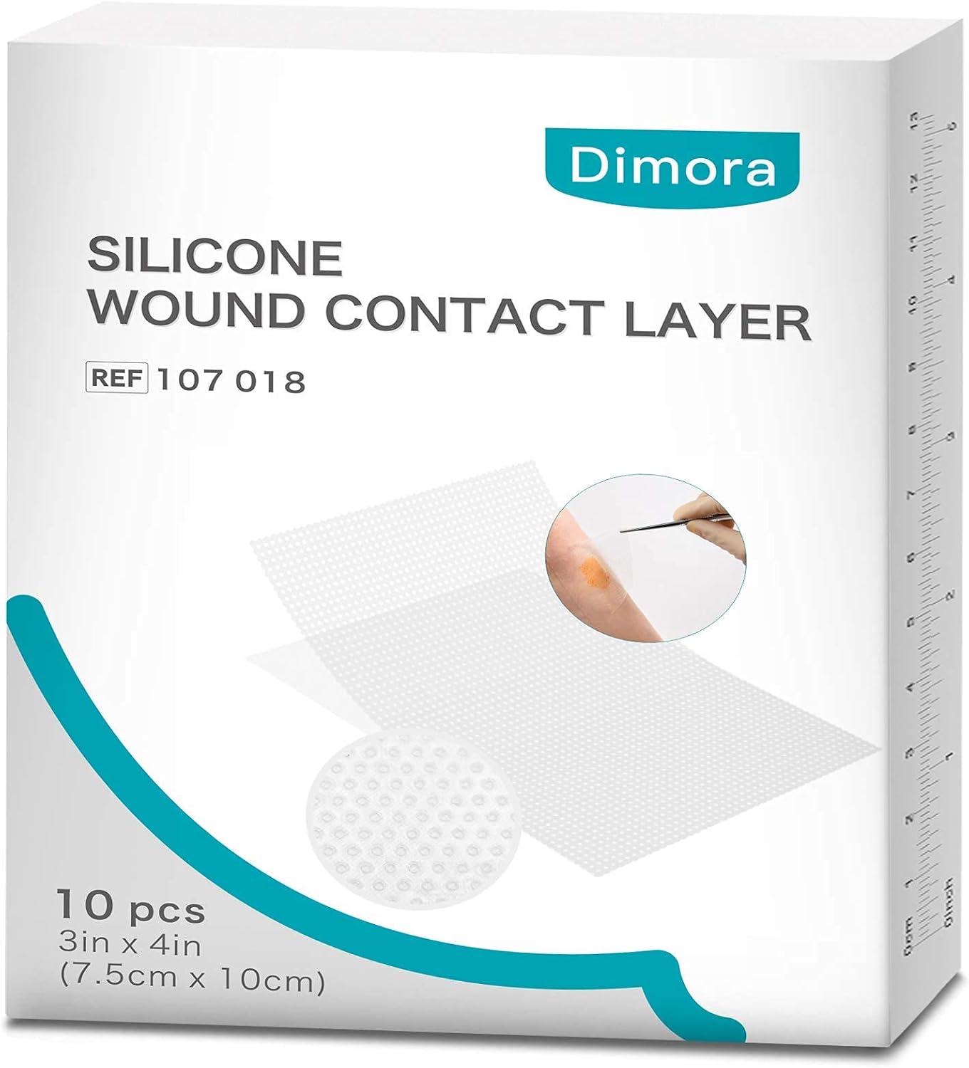 Dimora Calcium Alginate Wound Dressing with Silicone Wound Contact Layer