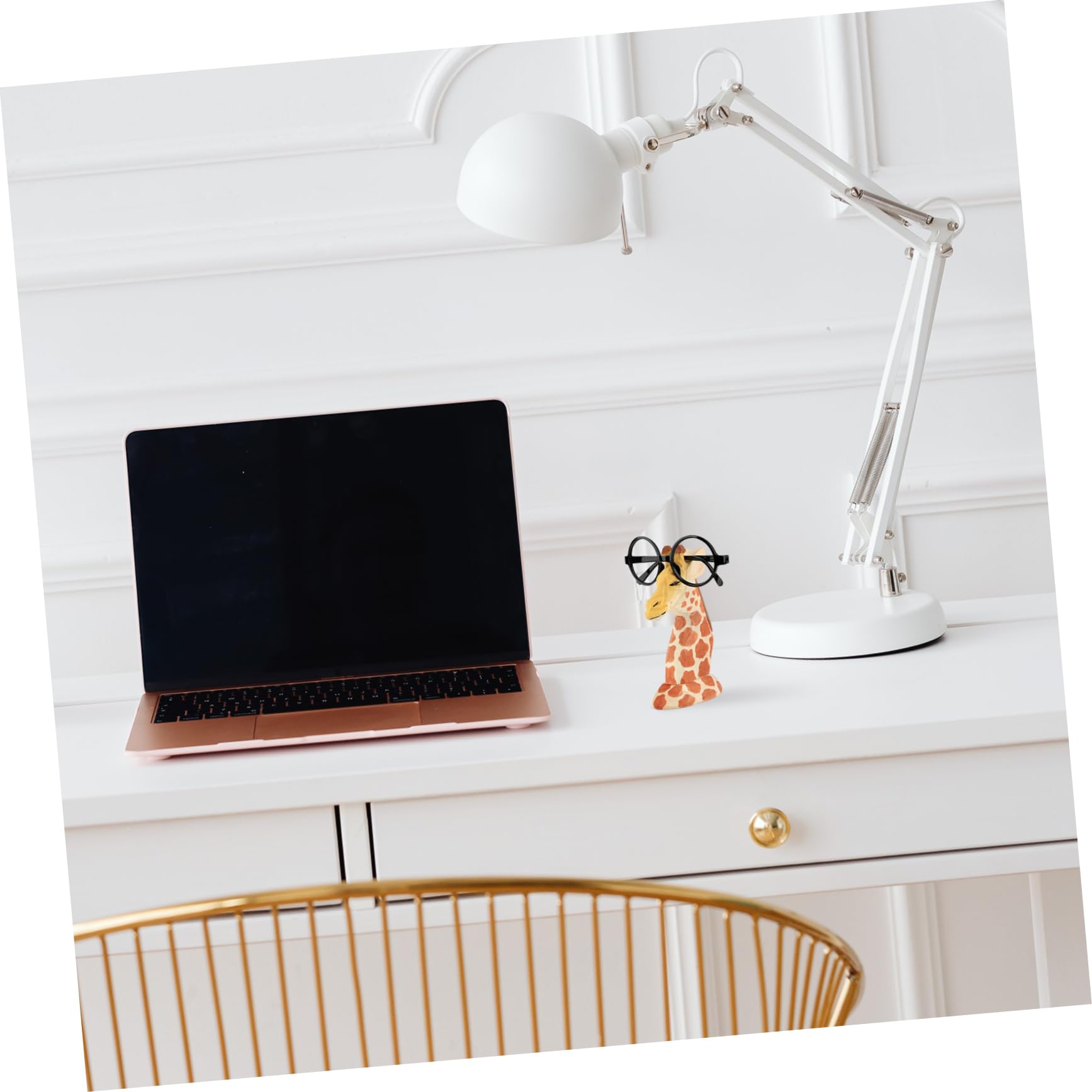Gatuida Portaocchiali a Forma di Giraffa in Legno per Casa Auto | Design Cartoon Chic, Uso su Scrivania, Supporto Decorativo per Occhiali da Vista e Sole