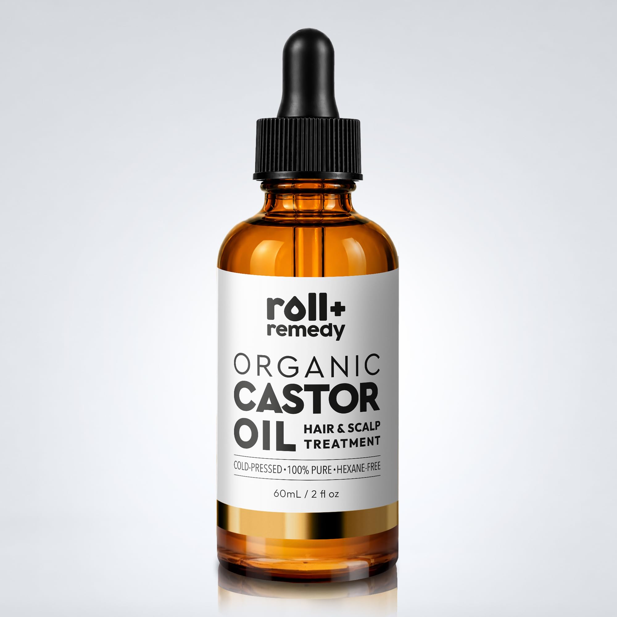 Organic Castor Oil Hair & Scalp Treatment – 100% Pure, Cold-Pressed, Hexane-Free Castor Oil for Deep Nourishment, Hydration & Scalp Care
