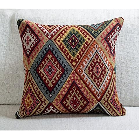 Traditional Turkish Kilim Cushion Cover 17" Cover