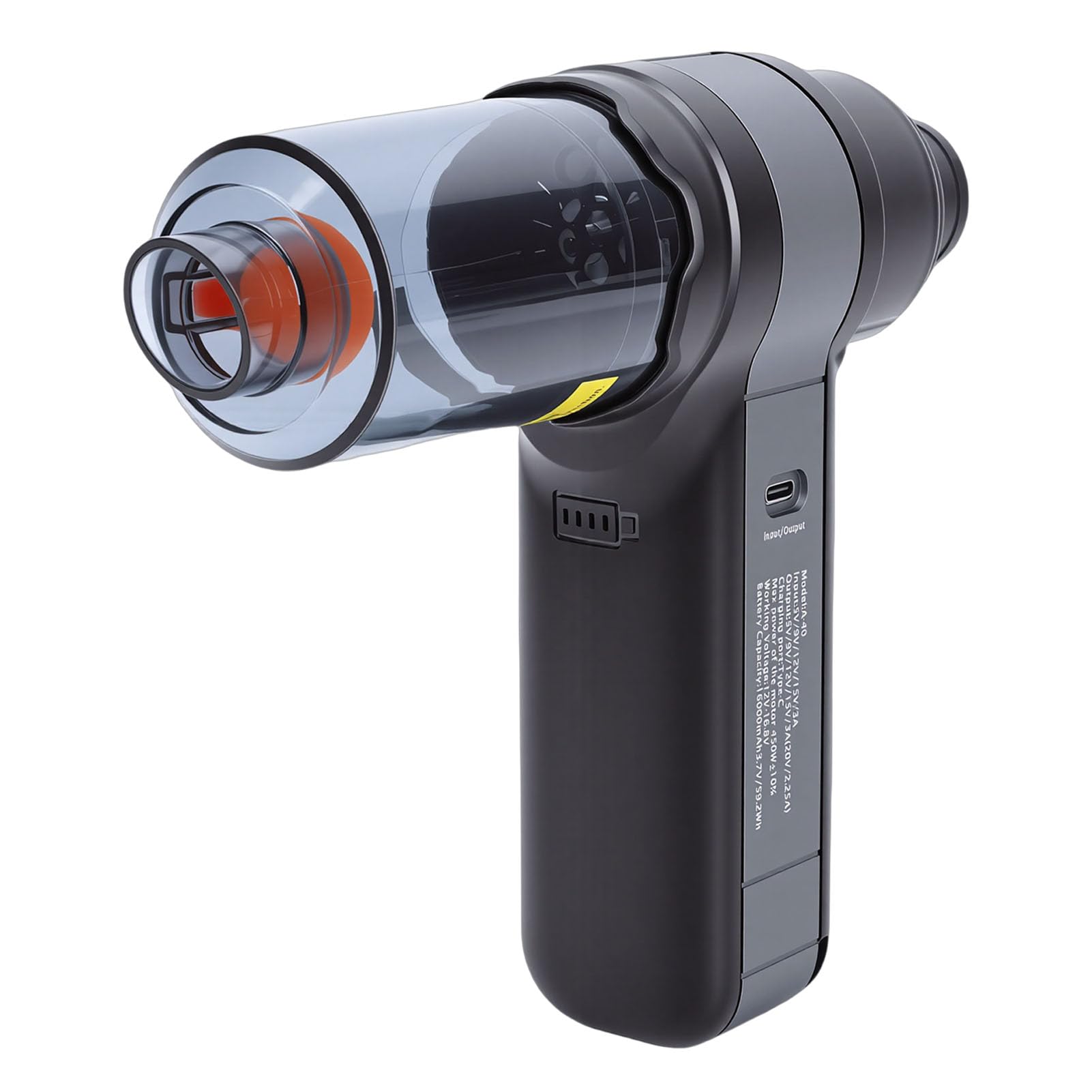 Asixxsix Spolverino Elettrico, 90000 Giri/min Potente Soffiatore per Polvere Portatile Ricaricabile Senza Fili Kit di Pulizia con Ricarica USB per Tastiera del Computer PC Auto