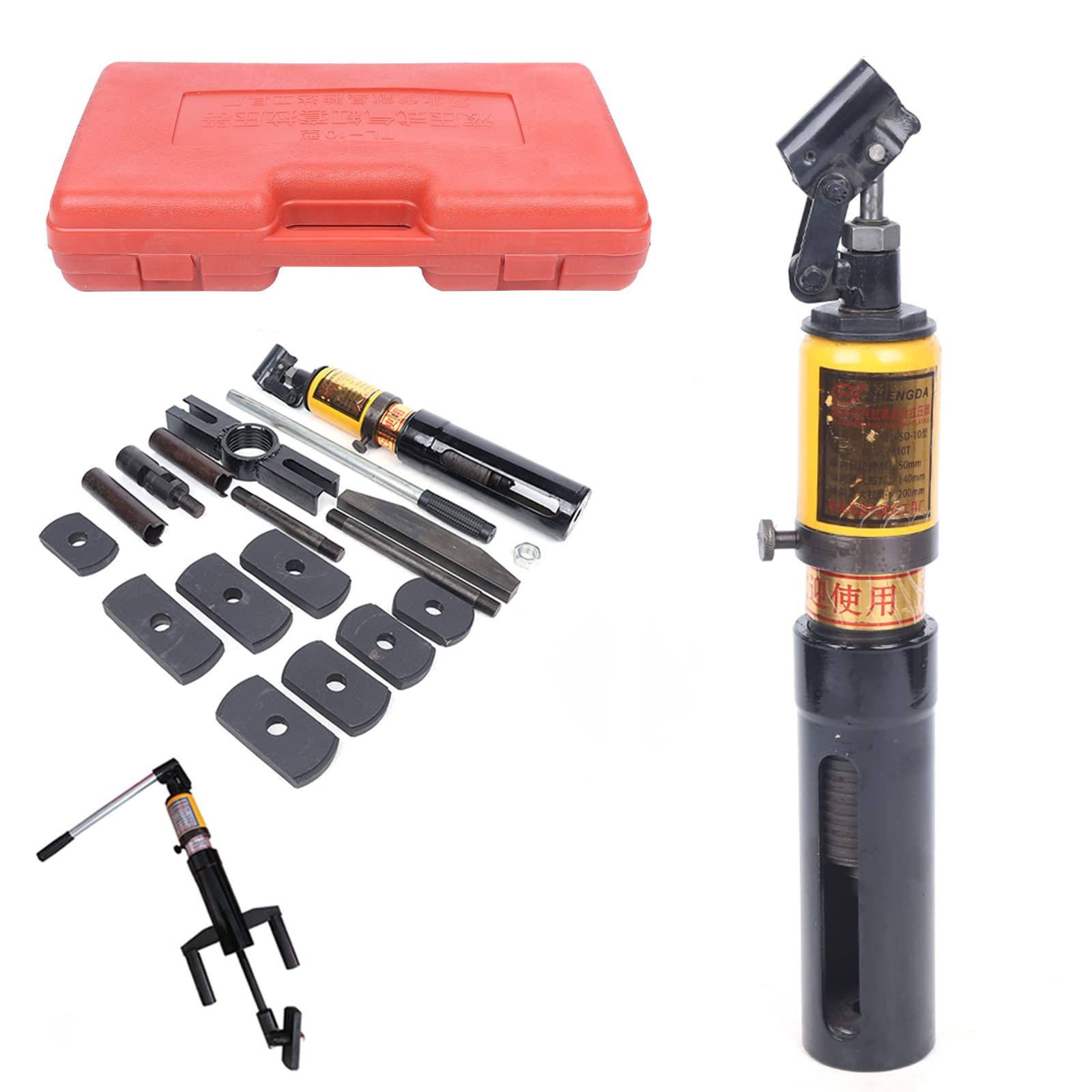 10T Hydraulic Cylinder Liner Puller Set with Box, Hydraulic