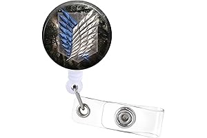 Anime Badge Reel with Retractable ID Clip