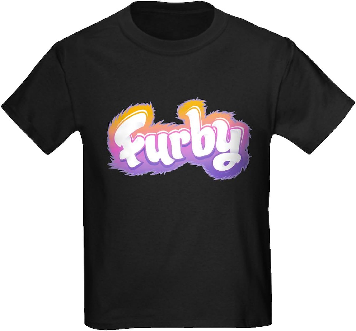 CafePress Furby Logo Kids T Shirt Kids Dark Cotton T-Shirt