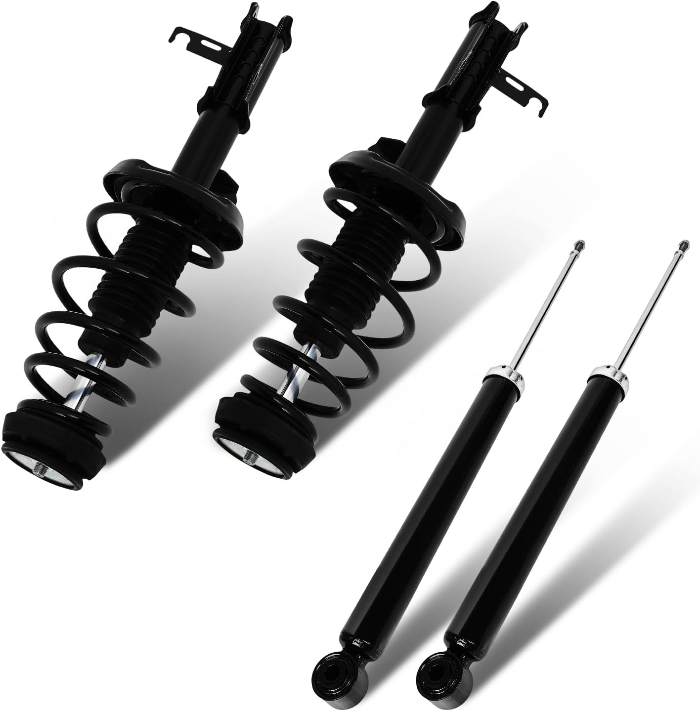 SCITOO Front Complete Struts Spring Assembly Rear Shocks Struts Fits 2011-2015 for Chevrolet Cruze 2016 for Chevrolet Cruze Limited Quick Struts 372664 348032 5663 - Set of 4