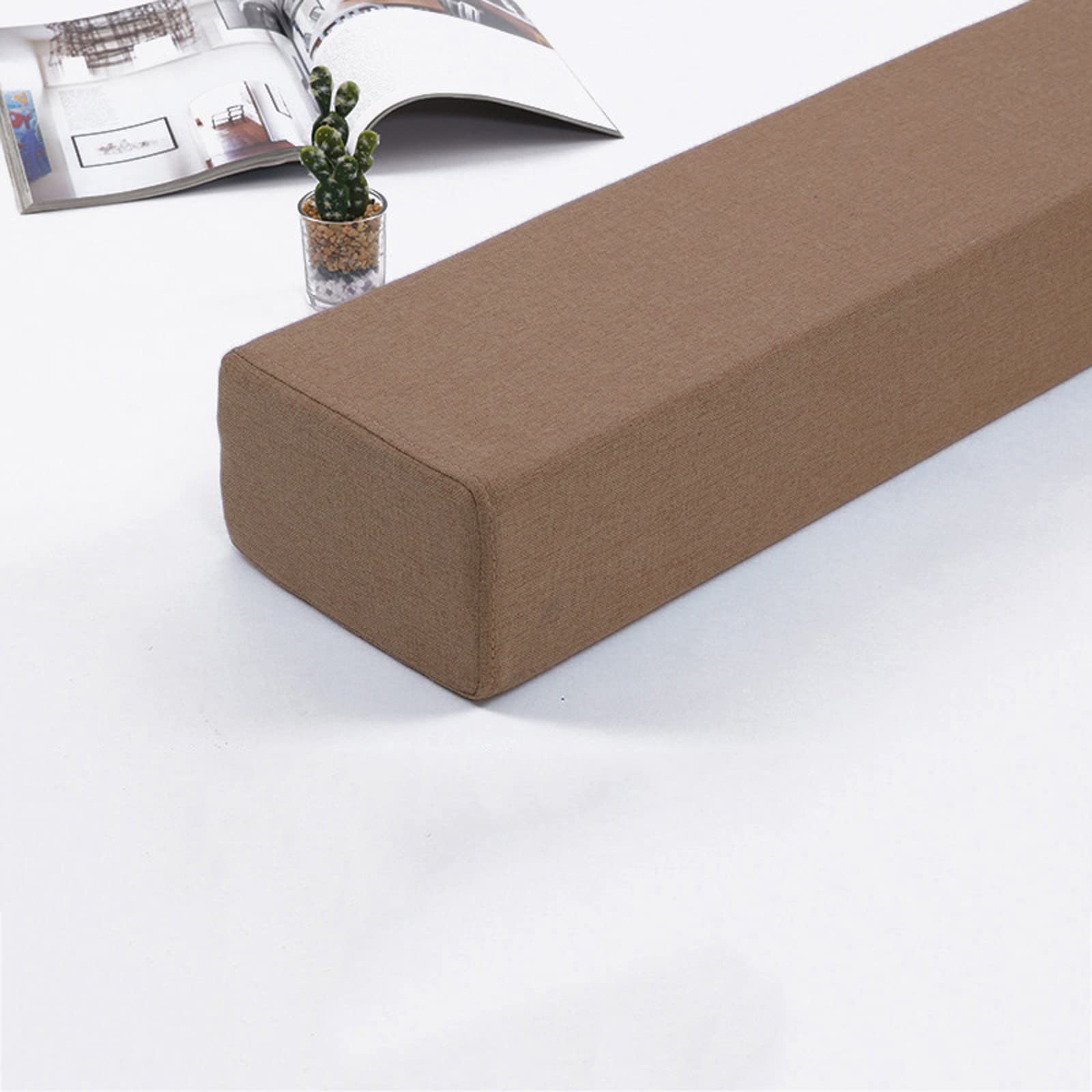 Soft Bed Headboard Pillow, Custom Bed Gap Filler Bed Mattress Filler, Rectangle Long Wall Gap Filler Sofa Armrest Cushion, Thick Bed Wedge