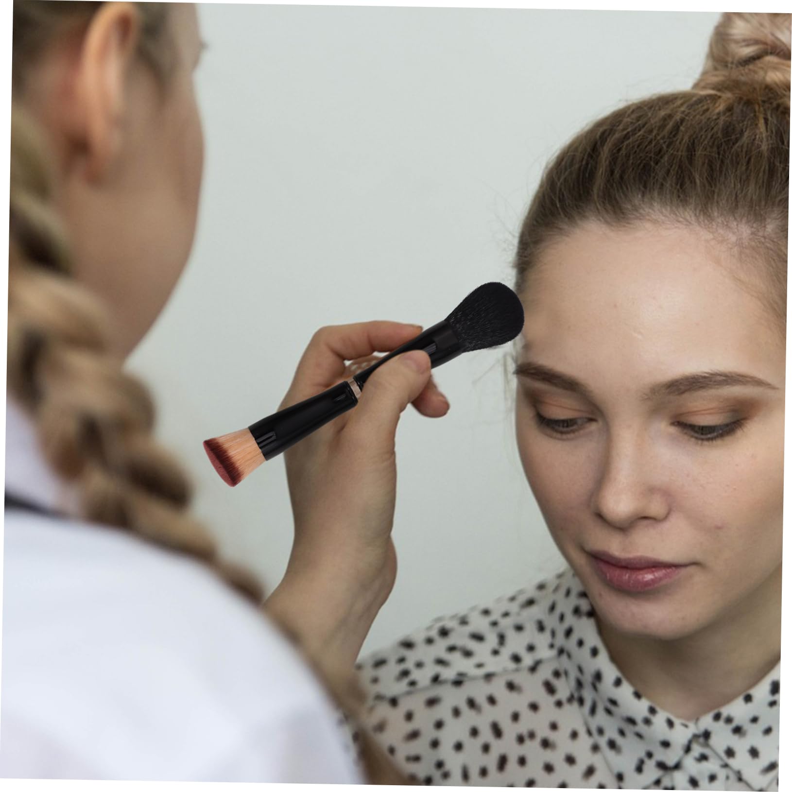 FOMIYES 3 Pz Pennello Da Trucco Pennello Per Fondotinta Applicatore Di Polvere Pennello Per Trucco in Polvere Pennello Per Cipria Per Le Guance Lana Di Nylon Di Seta Ondulata