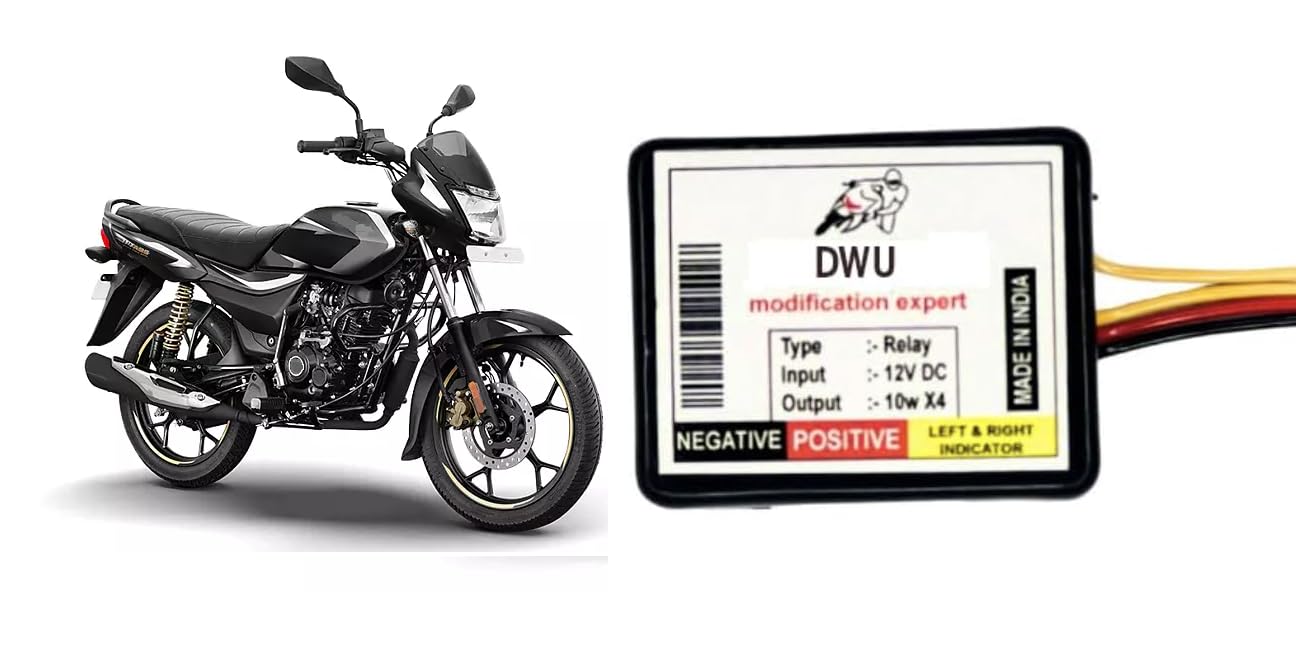 Universal Bike Hazard Flasher/Blinker Waterproof 16 Patterns Flasher Relay suitable for Bajaj Platina 110-picture-14