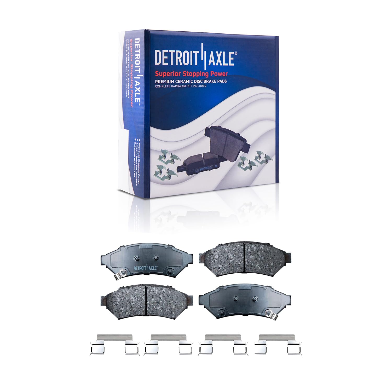 Detroit Axle - Front Brake Pads for Buick LaCrosse Allure Terraza