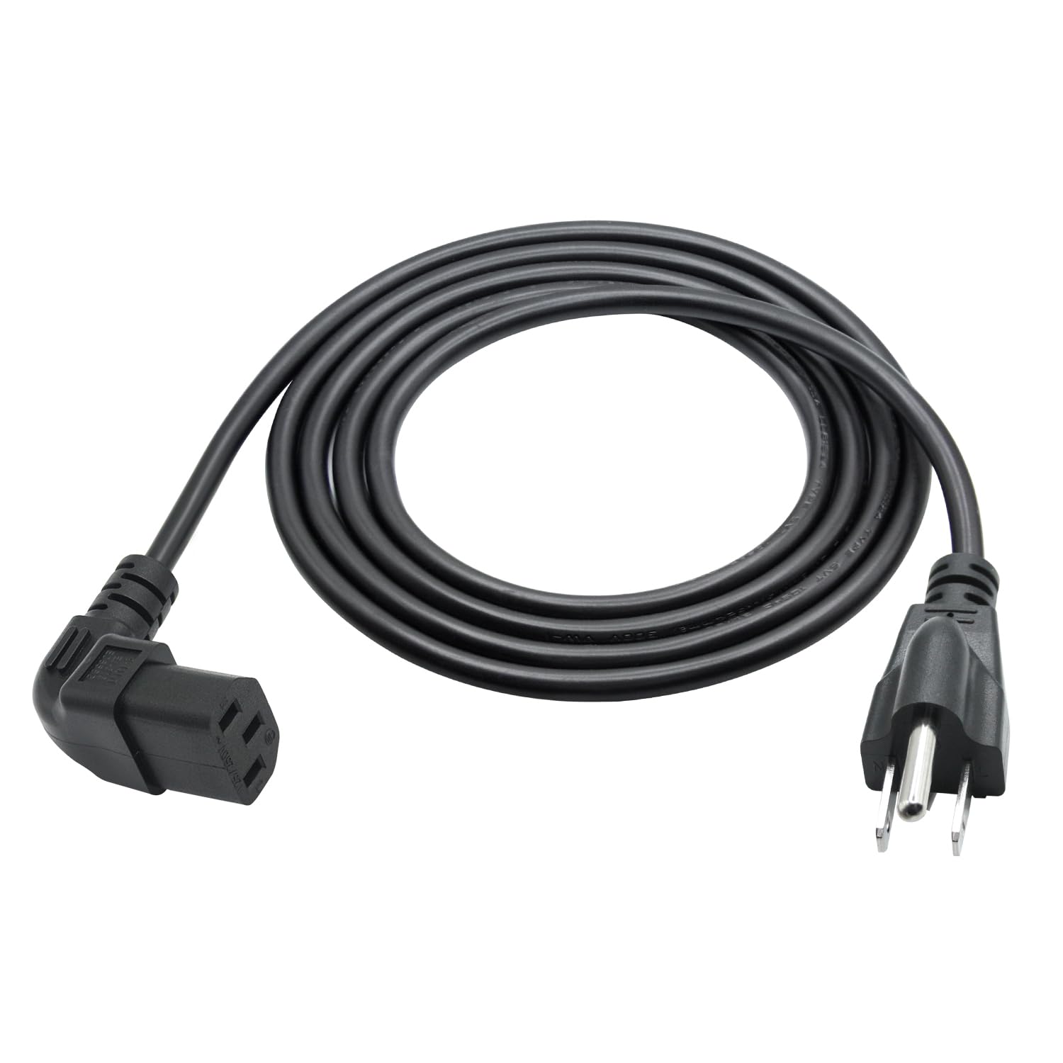 Amazon.com: 3 Prong AC Power Cord 5.9ft/1.8m,Down Angle 10A 250V