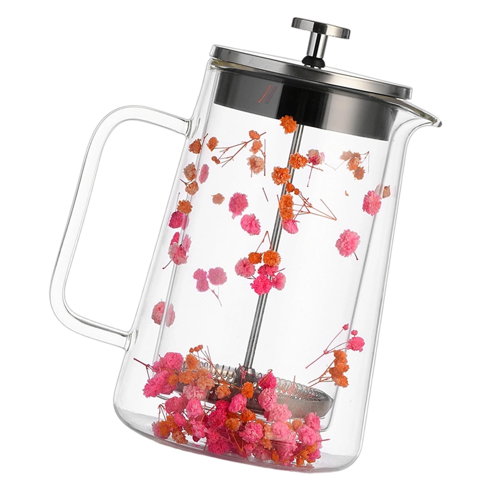 MALSSE 650ML with Thermal Insulation for Coffee Dried Flower Use French Pressing Coffee Maker