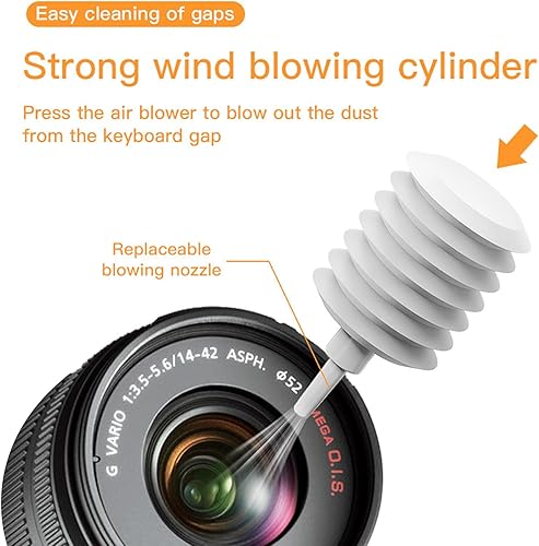 Miniatura 4 de AnHome - Kit limpiador de teclado para computadora portátil 20 en 1, cepillo de limpieza electrónica para iPhone, AirPod, MacBook, iPad, herramienta