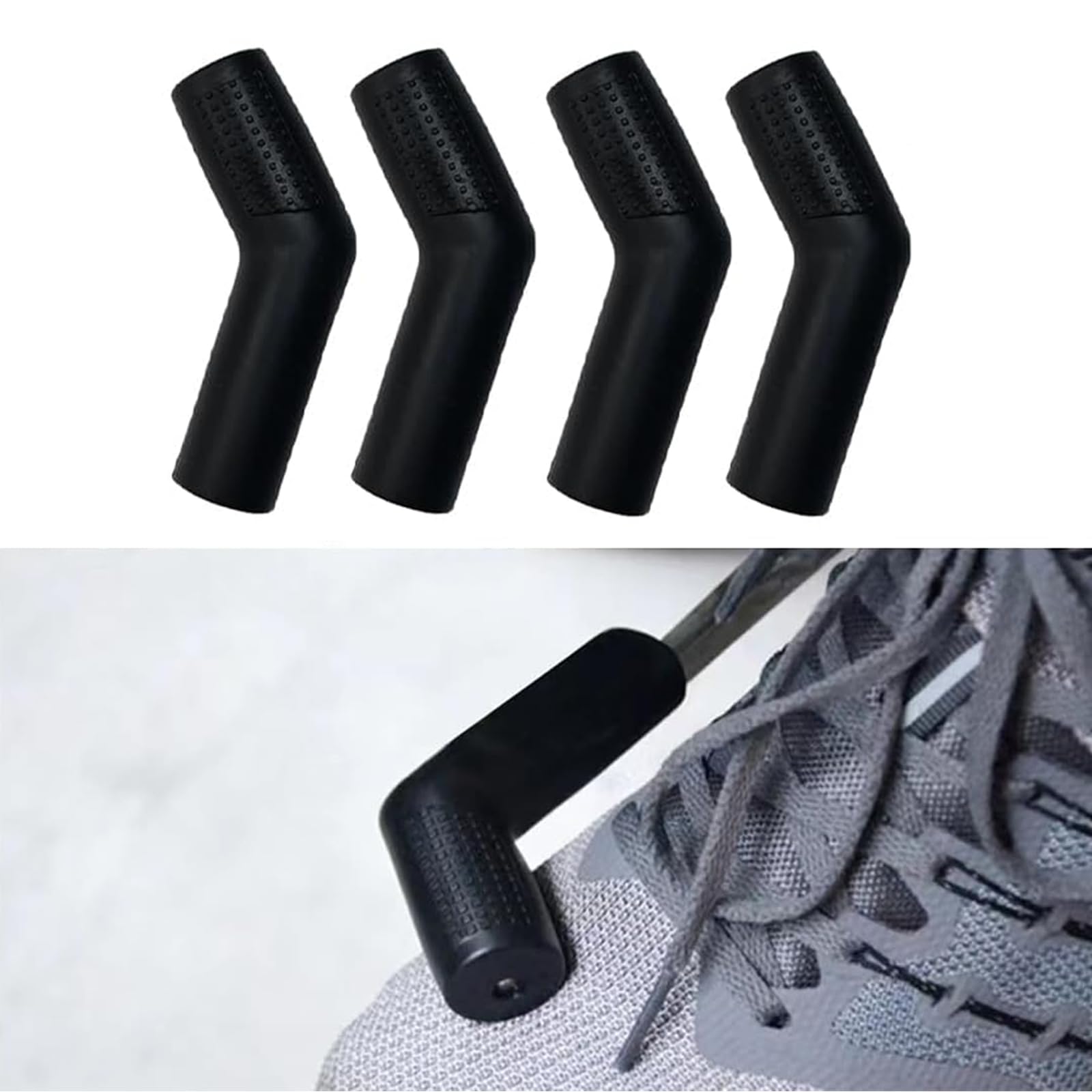4 Pezzi Proteggi Scarpe per Cambio Moto, Proteggi Scarpe Antiscivolo in Silicone Nero Universale Gommino Leva Cambio Moto