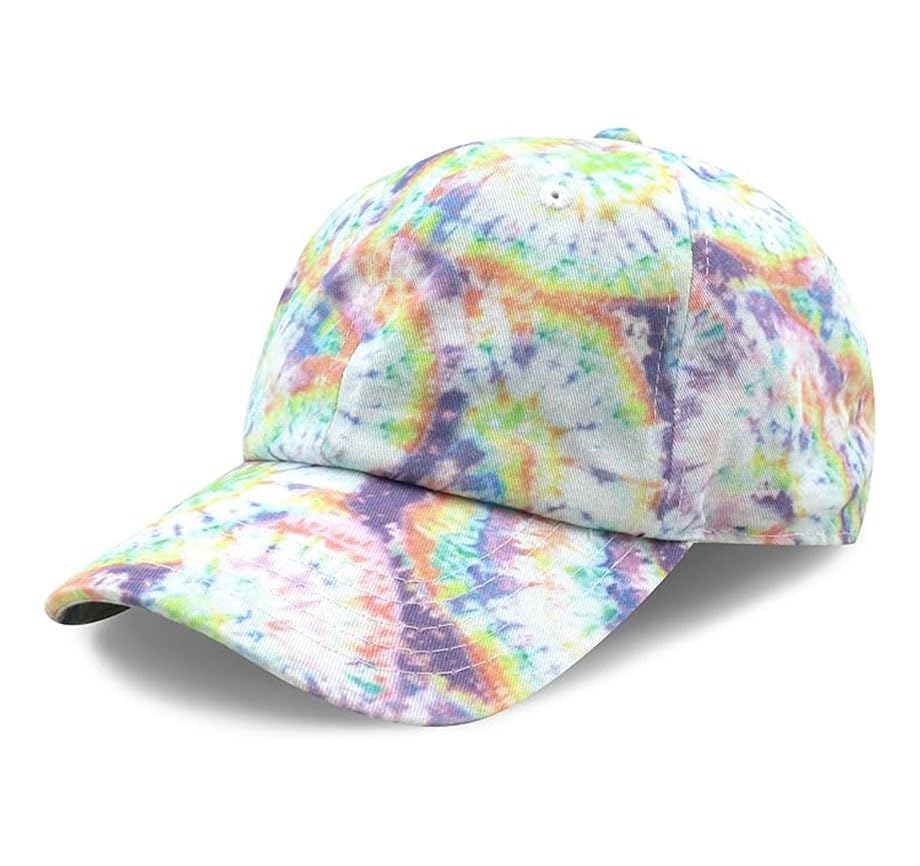 Image of Cotton Baseball Cap Dad Hat - Washed Low Profile Adjustable Hat for Men Women Casual Outdoor Running Golf