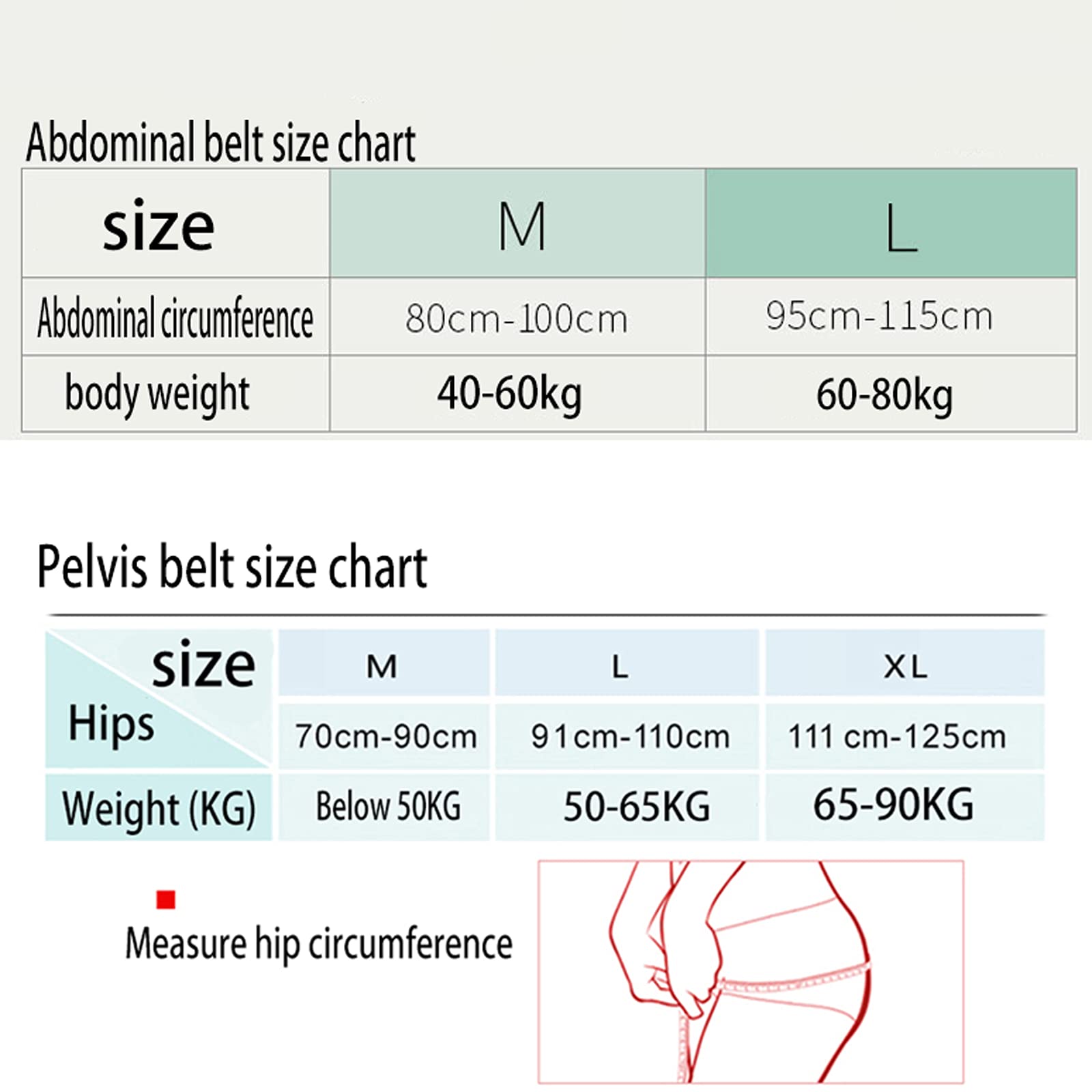 Cinturón de corrección de Pelvis y cinturón de Abdomen Diamond Hip Up Mujeres Postparto Vientre Cintura Entrenador Levantador Abdomen Body Shaper Fajas Conjunto de 2 Piezas,M