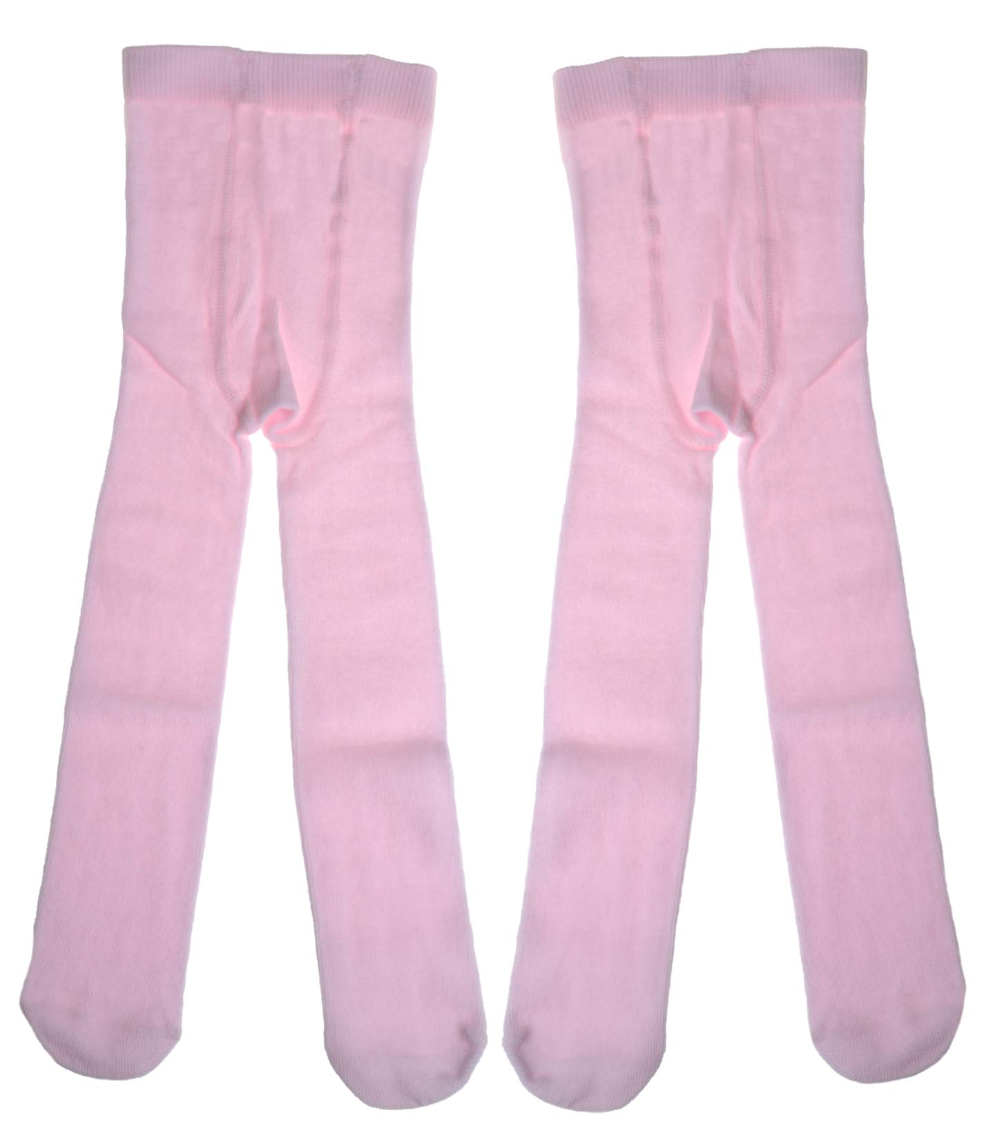 Wb Socks Pink 2 Pairs Of Plain Baby Tights