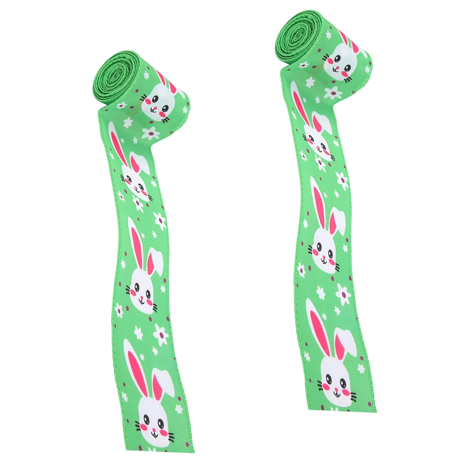 NVOQILIN Of 2 Easter Gift Packaging Ribbons Crafting Supplies for Festival Decorations and with Colors Easter Ribbon