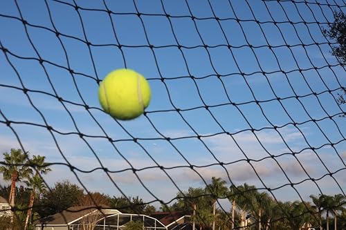 Miniatura 5 de Nettings Wholesale, Red de barrera para cancha de baloncesto, béisbol, sóftbol, fútbol, fútbol, nailon, 10 x 10 x 15  10 x 20  10 x 30 pulgadas, red