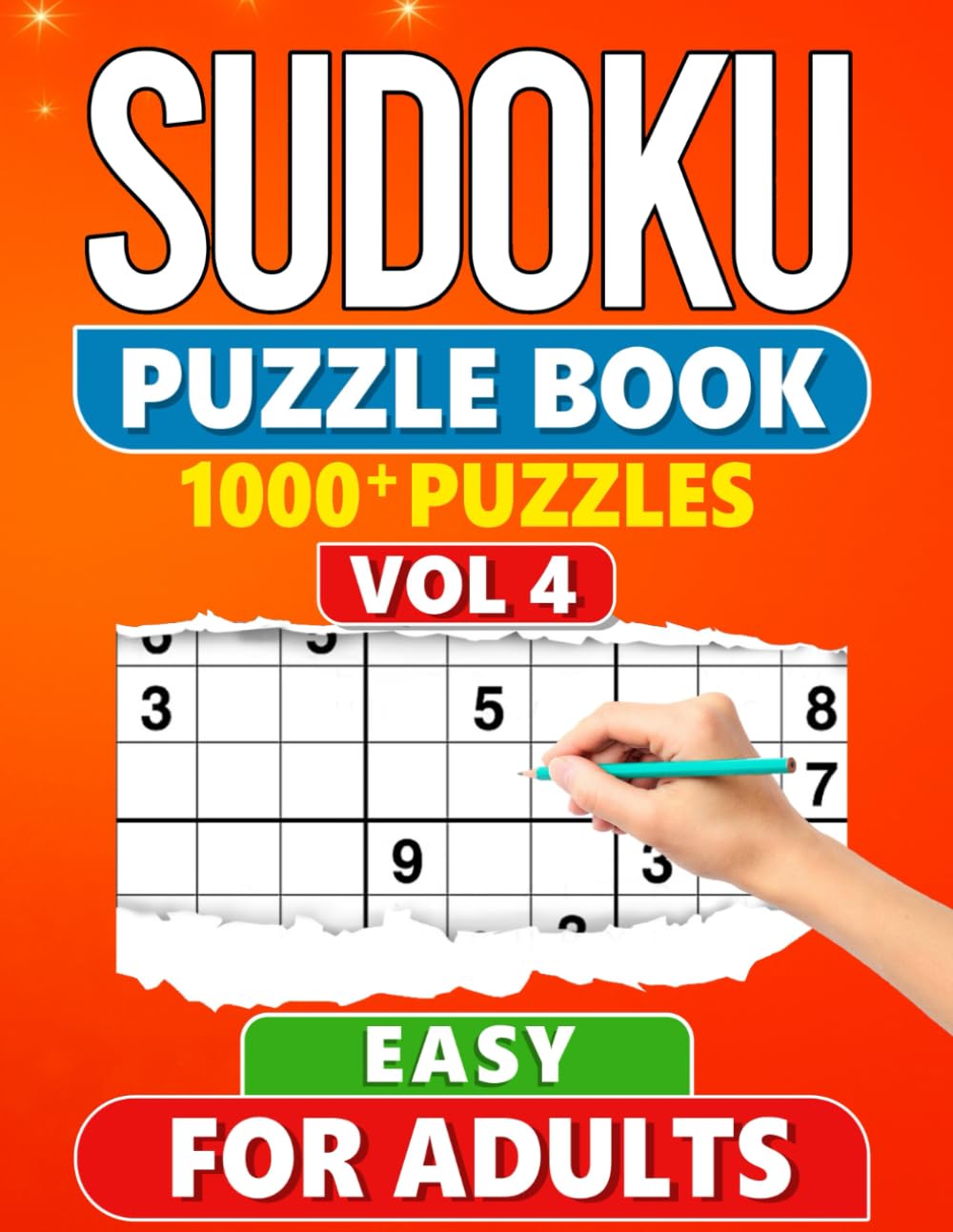 Sudoku Puzzle Book for Adults: 1000+ Easy Level Puzzles with Solutions - Vol 4